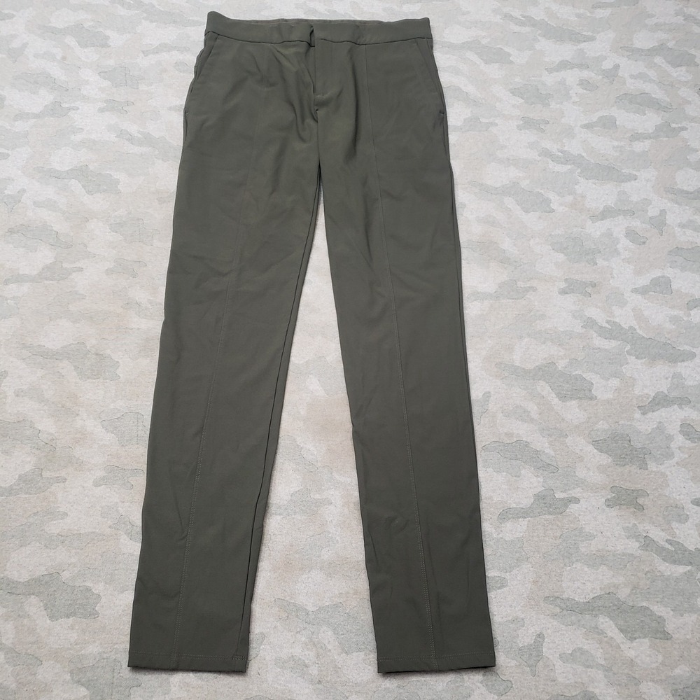 Athleta Pants Womens 6T Green Wander Stash‎ Skinny Hiking Travel